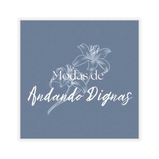 Modas de Andando Dignas Logo Adhesivo Sticker