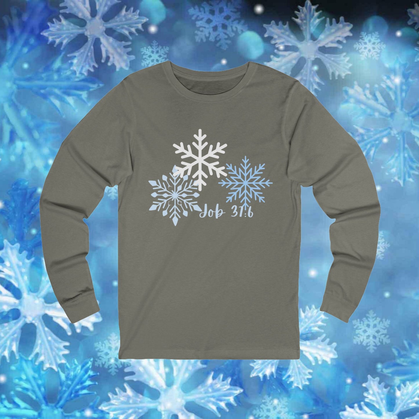 Snowflake Job 37.6 Unisex Jersey Long Sleeve Tee